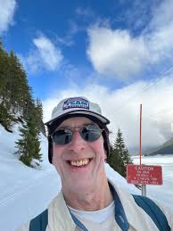 Nordic skiing at Greenville, ME welcome center trails