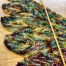 This is a great knit for an advanced beginner. Variegated Yarn Only For Stockinette Stitch Knitting Blog Pattern Duchess