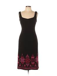 Details About Nanette Lepore Women Black Casual Dress 8 Petite