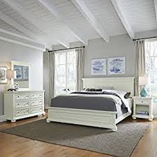 Shop by furniture assembly type. Dover White King Bed Night Stand Dresser Mirror By Home Styles Beachfront Decor