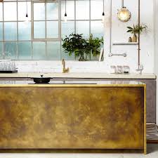 Brass Clad Kitchen Island Brass Kitchen Island Brass Kitchen Kitchen Inspirations