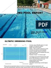 So if you make a pool that is 164 feet 5 1/2 inches on the long side, this longest length would be olympic size. Swimming Pool Report Swimming Pool Swimming Sport