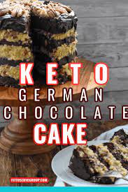 Keto German Chocolate Layer Cake Gluten Free German Chocolate Cake Keto Dessert Recipes Low Carb Desserts