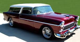 Wagonwednesday 1955 Chevy Nomad Wagon For Sure Nothin Beats Classic 2 Door Wagon Performance