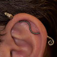 Pin By Taylor On Pierced Ear Piercings Industrial Industrial Piercing Jewelry Earings Piercings