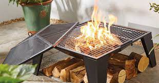Garden fire pit faux stone exterior fire pit garden fire pit. Aldi Is Selling A Two In One Bbq Fire Pit For Just 25 Metro News