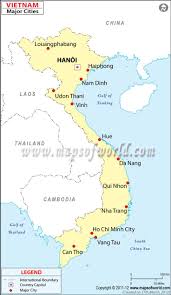 Vietnam Cities Map Map Ho Chi Minh City Vietnam
