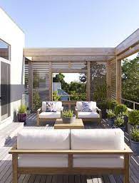 Hamptons New York Residence Homeadore Stanza All Aperto Design Per Patio Terrazza Arredamento