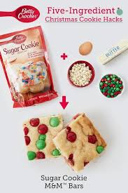(a touch of vanilla added to the dough and finished with some sprinkles make them . 5 Ingredient Christmas Cookie Hacks Cookies Recipes Christmas Christmas Cooking Christmas Snacks