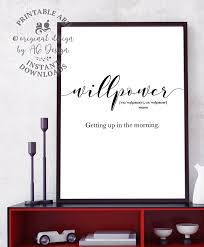 Funny Word Definition Poster Willpower Definition Printable Etsy Bathroom Art Printables Wall Prints Quotes Funny Wall Art
