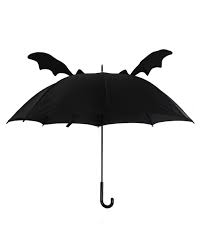 Black Umbrella With Bat Wings ➔ Gothic fashion | Horror-Shop.com