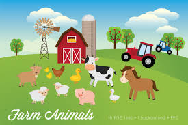 How animals and humans heal each other. Farm Animals Clipart Vector Png 359309 Illustrations Design Bundles