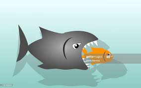 Big Fish Eating Small Fish High-Res Vector Graphic - Getty Images