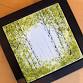 Birch Trees on Tile Using Alcohol Ink