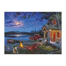 River's Edge Products LED Canvas Wall Art, 24 by 16 Inches, Fiber Optic  Light Up Wall Decor, Battery Operated Lighted Canvas Print, LED Light  Kitchen, ...