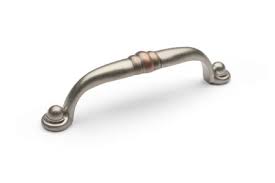 large barrel pull antique pewter copper