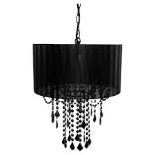 Tadpoles 1 Light Black Chandelier Shade Cchash020 The Home Depot