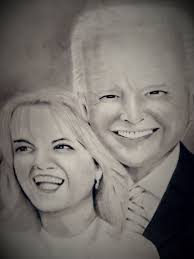 Freehand Drawing of New President and hi