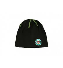 Basset fauve de bretagne brodé. Bonnet Leger Elastique Noir Jaune Fluo Ethen France