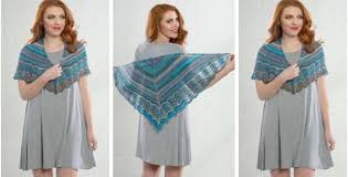 Delicate Lacenti Knitted Chevron Shawl Free Knitting Pattern