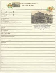 Family Ancestors That Arrived On Ellis Island Family