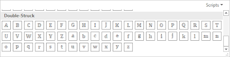 Press the alt key, and hold it down. How To Quickly Insert Double Strike Or Blackboard Bold Symbols In Word Equations Microsoft Word 2016