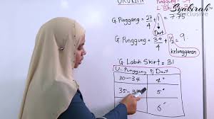 Huhu kalu kite kembang ni. Cara Cara Mengambil Ukuran Membuat Skirt Youtube