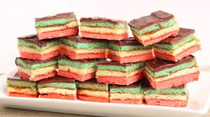 Italian Rainbow Cookies Recipe Laura Vitale Laura In The Kitchen Episode 882 Youtube
