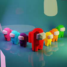 Among Us Origami Diy Figure Papercraft Model Template 3d Puzzle Pdf Pattern Kit Cardboard Paper Crafts Paper Crafts Diy Paper Crafts Origami