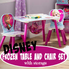 Disney Frozen Table Chair Set With Storage Frozen Table Disney Frozen Toys Disney Frozen Gift