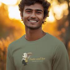 Christian Burger Shirt Retro Diner Design Taste and See Psalm 34:8 Comfort Colors