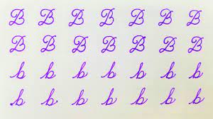Aug 05, 2010 · start off with a piece of lined paper and your calligraphy pen. Letter B Learn To Write Cursive Calligraphy Letter B Youtube