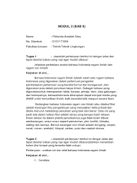 Tugas Bahasa Indonesia Modul 2