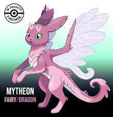 Mytheon Fairy Dragon On Rare Occasion An Eevee Can Be Affected By More Than One Environmental F Pokemon Pokemon Eevee Evolutions Pokemon Eeveelutions