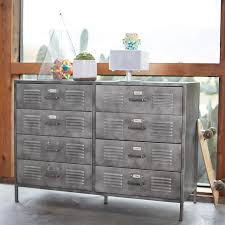 Locker 8 Drawer Wide Dresser Locker Dresser Furniture Vintage Industrial Furniture