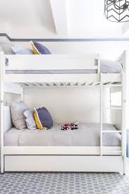 White Wood Bunk Beds Polka Dot Carpet Lilly Bunn Interiors White Bunk Beds Bunk Beds Modern Bunk Beds