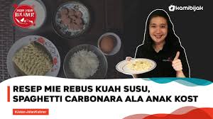 Itulah 2 resep mie ayam enak banget yang bisa kamu coba praktekan di rumah, silahkan catat baik baik resepnya dan kamu praktekan. Resep Mie Rebus Kuah Susu Spaghetti Carbonara Ala Anak Kost Yang Mudah Dibuat Di Rumah Youtube