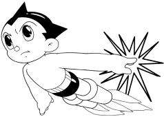 Astro boy coloring pages : Drawing Astroboy Coloring Page