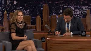 Jimmy fallon and the tonight show return to nbc studios at 30 rockefeller plaza in new york city. Natalie Portman At The Jimmy Fallon Show Natalieportman Com
