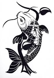 Black And White Koi Fish Tattoo Small Tribal Koi Fish Tattoo Design By Nikolai Bartolf On Deviantart Koi Tattoo Design Koi Tattoo Koi Tattoo Sleeve