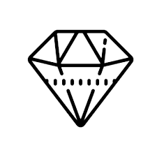 Diamond Icon This Page Contains The Vector Icon As Well As Variations Of This Icon In Different Visual Styles And Related Ico Diamond Icon Android Icons Icon