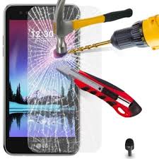 Factory unlocked lg k4 2017 ds x230dsf dual sim 8 gb 5.0 pulgadas 8 mp lte gsm smartphone, color café versión internacional : Tempered Glass Screen Protector Lg K4 2017