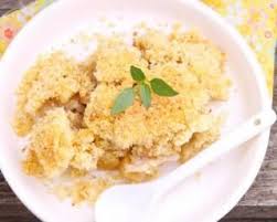 Recette De Crumble Aux Poires Leger Aux Boudoirs Recette Crumble Poires Repas Tout En Un Crumble