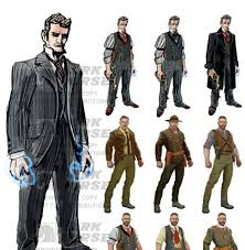 Bioshock Infinite Booker Concept Art 