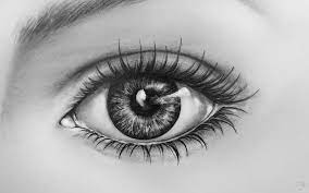 The following drawing lesson will guide you through drawing realistic eyes in simple to follow steps. 00111101 On Twitter Eye Drawing Realistic Drawings Eye Drawing Simple
