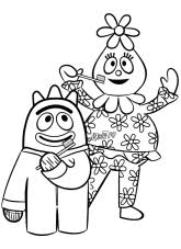 Are you looking for the best yo gabba gabba coloring pages for your personal blogs, projects or designs, then clipartmag is the place just for you. Yo Gabba Gabba Coloring Page