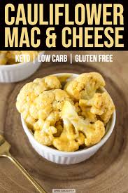Keto Cauliflower Mac And Cheese Made In The Ninja Foodi Pressure Cooker And Air Fryer Low Carb And Cauliflower Mac And Cheese Keto Cauliflower Mac And Cheese