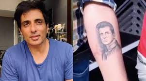 Get other latest updates via a notification on our mobile app available on android and itunes. Fan Gets Sonu Sood S Face And Name Tattooed On His Arm Here S How The Actor Reacted Entertainment News The Indian Express