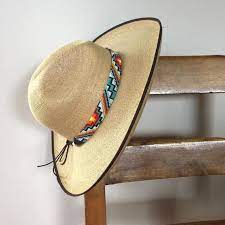 Beaded Hat Band Hatbands Cowboy Western Leather Aztec Etsy Beaded Hat Bands Cowboy Hat Bands Hat Band