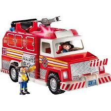 Amazon Com Playmobil Fire Truck Toys Amp Games Toy Fire Trucks Fire Trucks Playmobil Toys